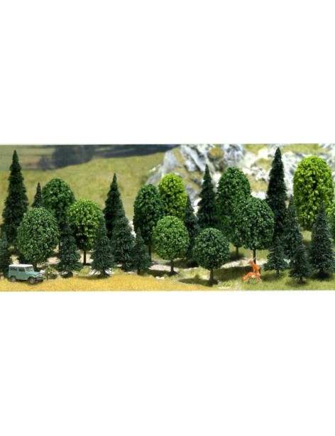 Lot de 30 arbres assortis