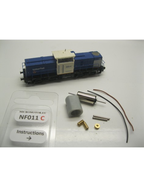 Kit de motorisation locomotives V110, BR 203 Fleischmann