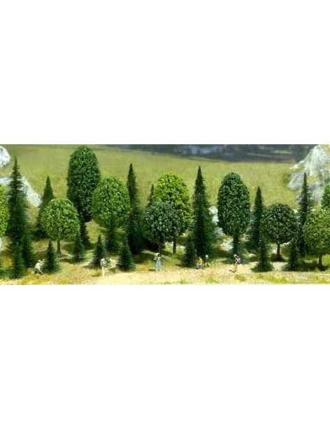 Lot de 35 arbres assortis