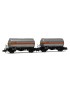 Set of 2 SNCF gas tank wagons SATI/UCB