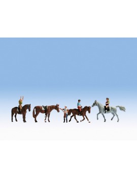 Set of 4 horseriders