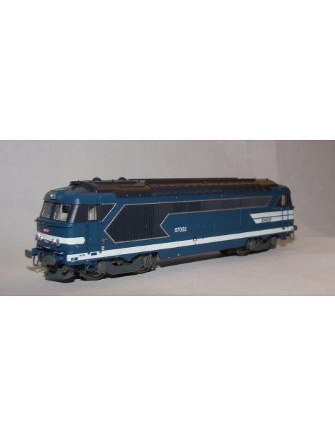 SNCF BB 67002 locomotive diesel blue era IV/V