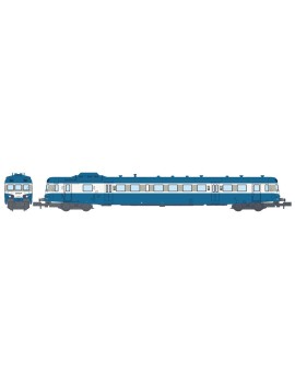 Autorail X-2895 SNCF bleu et gris époque V