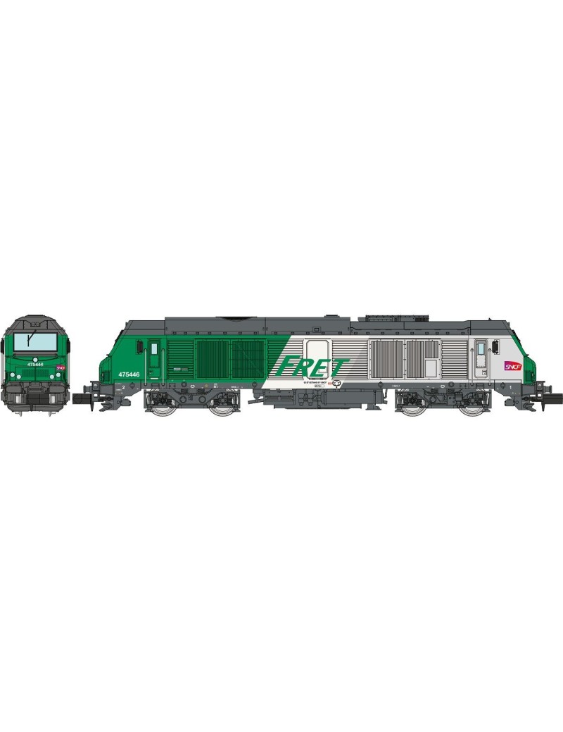 SNCF BB 75446 locomotive Fret era VI