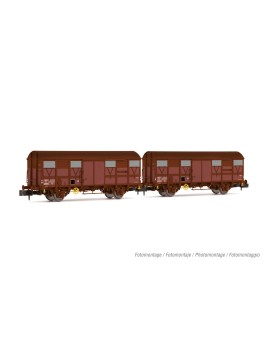 Set de 2 wagons couverts SNCF Kv Permapex époque III