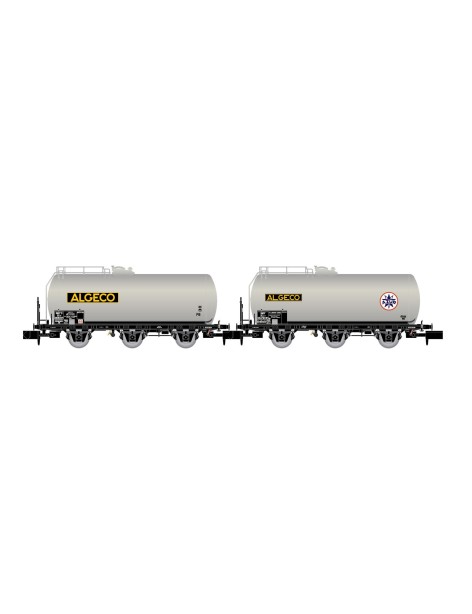 Set de 2 wagons citernes à 3 essieux SNCF ALGECO époque III