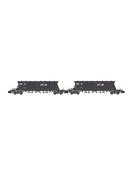 Set de 2 wagons trémie Faoos SNCF SGW/STEMI