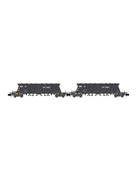 Set de 2 wagons trémie Faoos SNCF CAPCOL/EDF