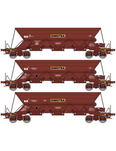 Coffret de 3 trémies EX T1 SNCF ARBEL-FER, MONTENAY et GARE DES MINES