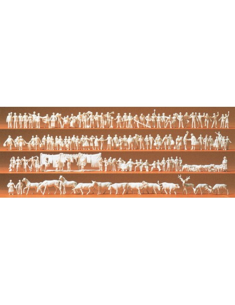 Set of 120 figurines to paint