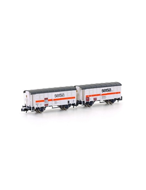 Set de 2 wagons de chantier K3 SERSA