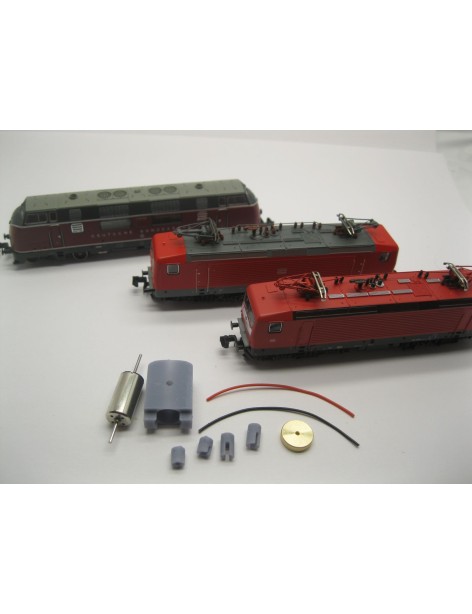 Kit de motorisation V200, BR 112, 220, 232, 143, 601  Roco