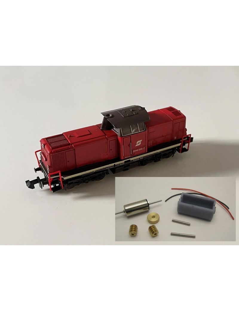 Motorising kit for Minitrix BR 89 and T3 locomotives