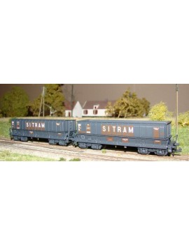 Set de 2 wagons DMH SNCF SITRAM