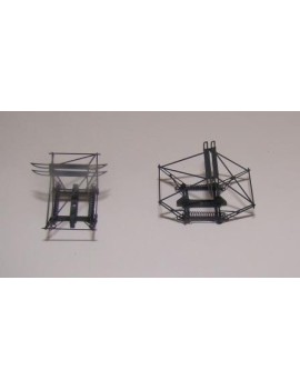 Pair of 2 SNCF G type pantographs