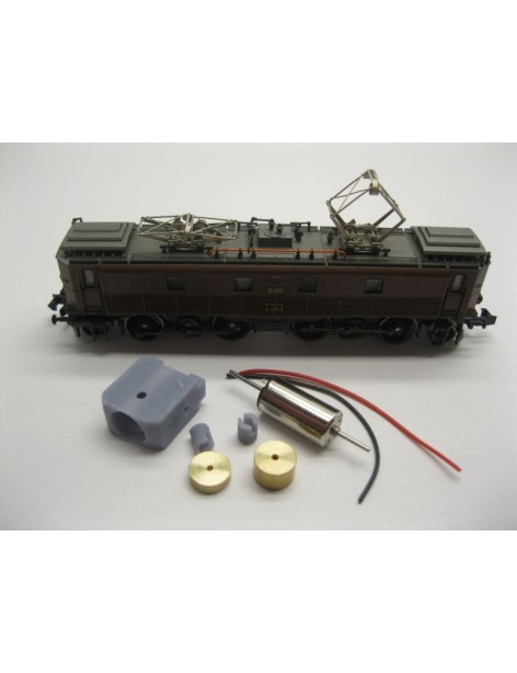 Motorising kit for Roco SBB be 4/6 and OBB rh 1044 and 1144