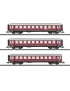 Set of 3 Bamberg red carriages