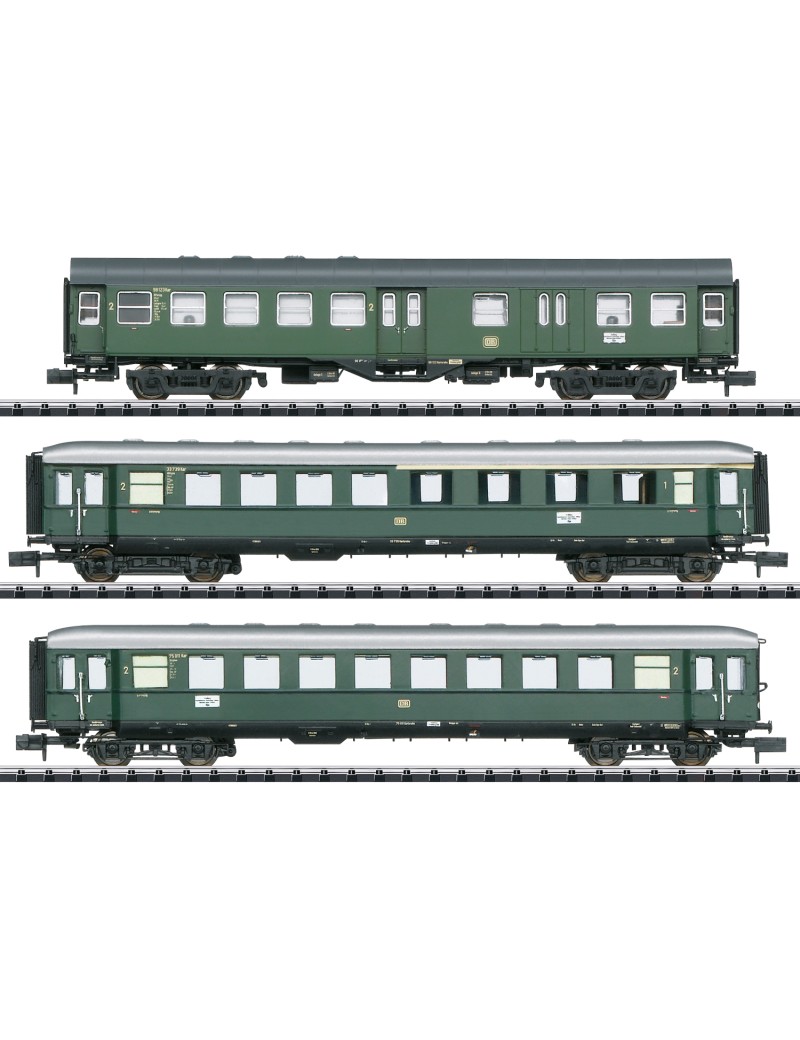 Set of 3 DB express carriages era IIIc