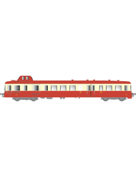 SNCF XBD 3845 2nd class railcar era IIId/IVa