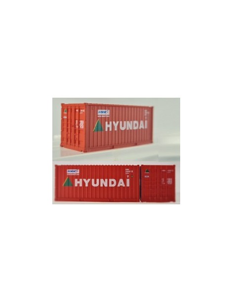 Set of 2 HYUNDAI 20' containers