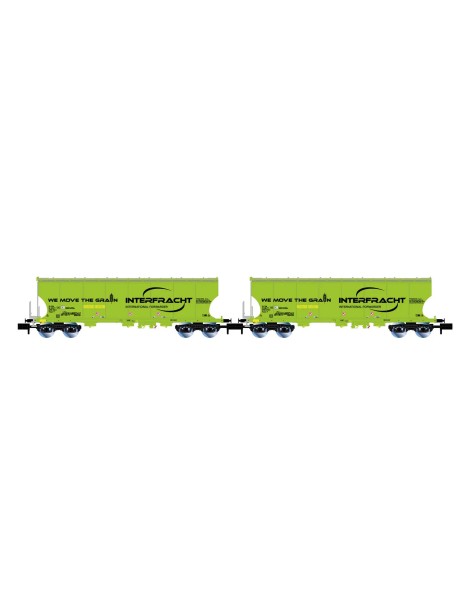 Set of 2 CZ-Interfracht  cereal wagons