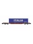 FS Sgnss flat wagon + ITALIA container