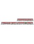 Set of 3 SNCF ex Mistral 69 carriages Christmas Train 2010