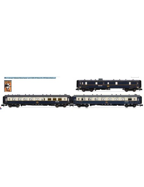 Coffret N°1 de 3 voitures CIWL Edelweiss Pullman Express époque II