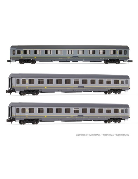 Set of 3 FS UIC-Z carriages era V