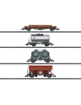 Set of 4 DB wagons era III