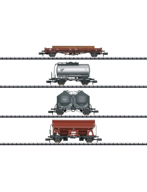 Coffret de 4 wagons DB époque III