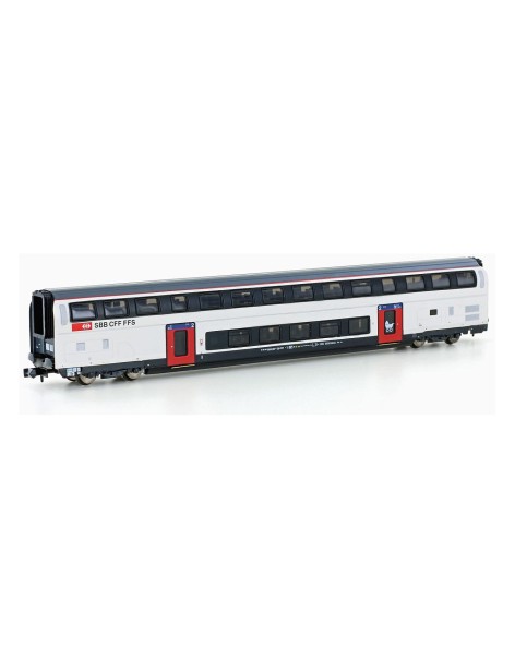 copy of SBB IC2020 1st class double deck carriage era VI