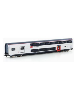 copy of SBB IC2020 1st class/luggage double deck carriage era VI