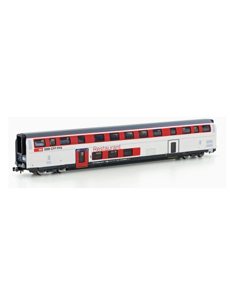 SBB IC2020 restaurant double deck carriage era VI