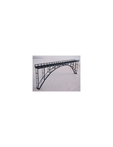 Single track metal arch bridge 32 cm