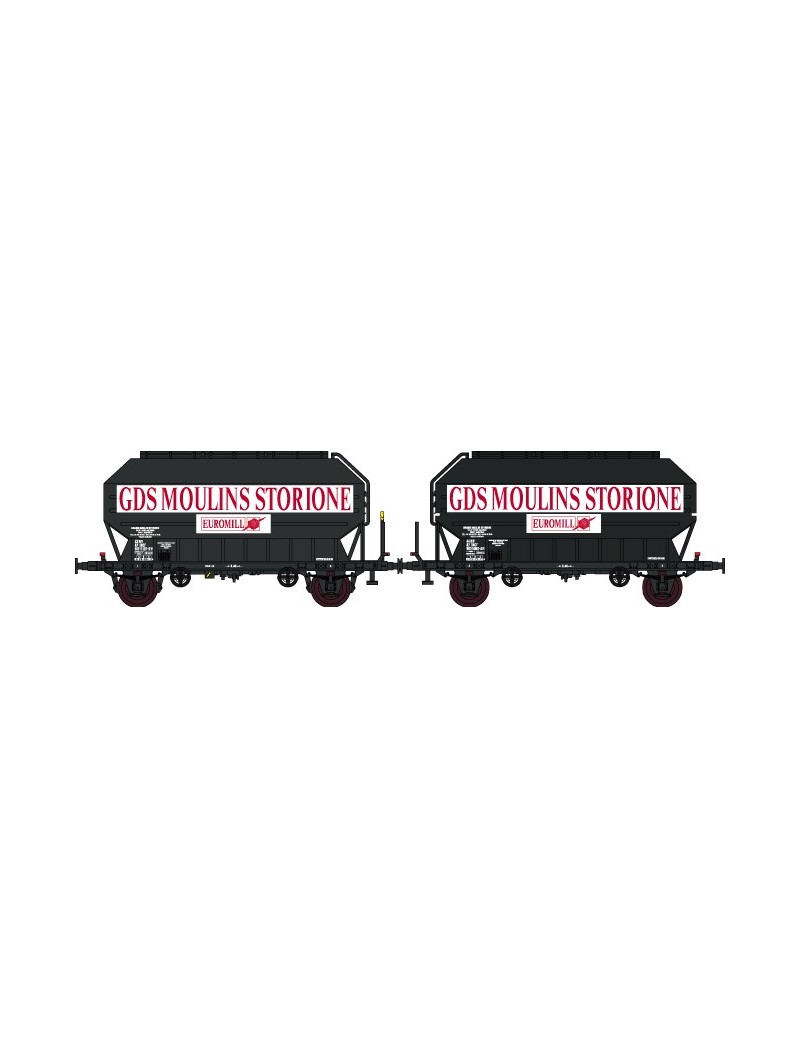 Set of 2 Frangeco cereal wagons STORIONE