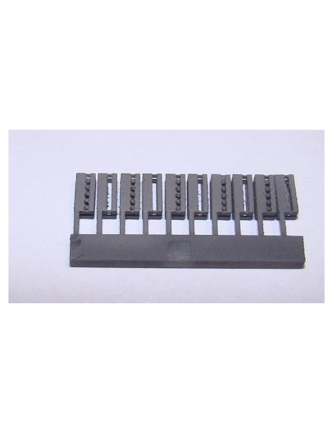 Set of 10 bottle racks