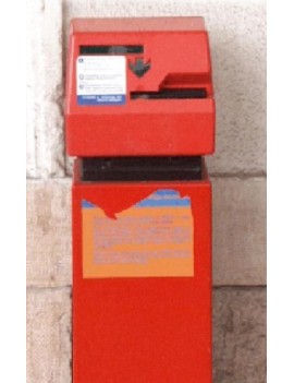 SNCF ticket-stamping machine