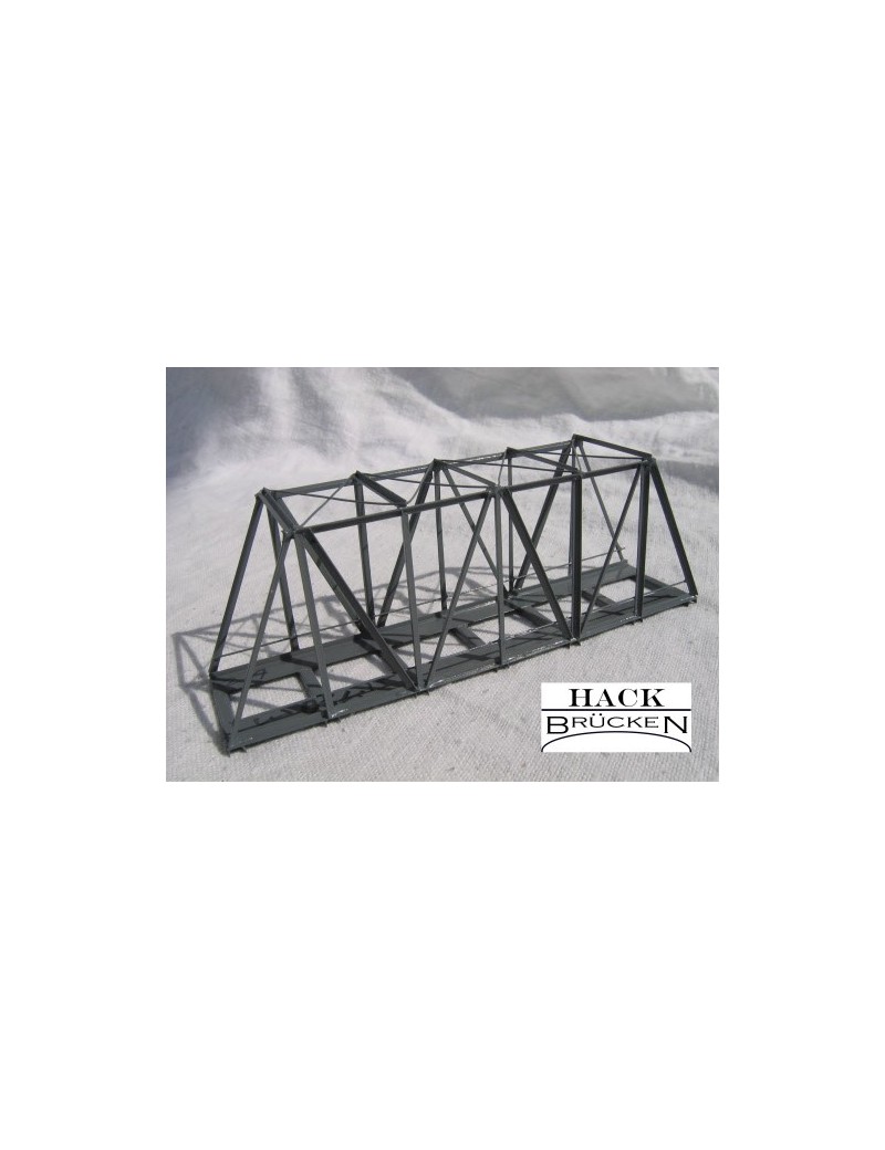 Single track metal truss bridge 12,5 cm