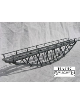 Single track inferior deck metal bridge 24 cm