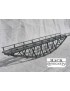 Single track inferior deck metal bridge 24 cm
