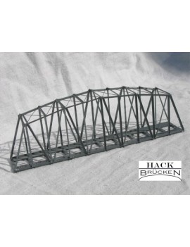 Single track metal truss bridge 18 cm