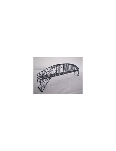 Double track hanged truss bridge