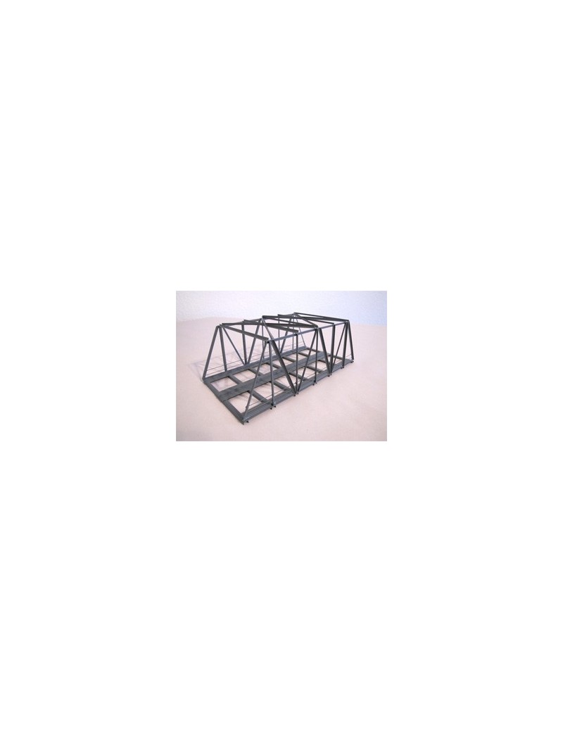 Pont cage métallique double voie 12,5 cm