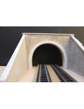 Two tracks tunnel portal