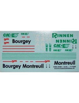Planche Bourgey Montreuil, Rinnen et CNC