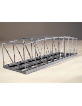Pont cage métallique double voies 20 cm