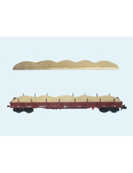 Chargement de sable pour wagon Res long
