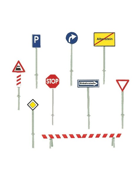 Panneaux de signalisation époque IV