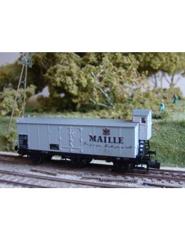 SNCF 3 axles covered wagon Maille
